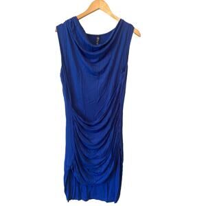 Royal Blue Cocktail Dress Sleeveless Body Con Mermaid Plus Size XXXL 3X Party